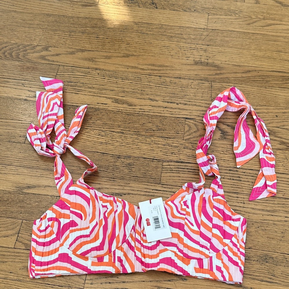 NWT Solid & Striped Frankie Top